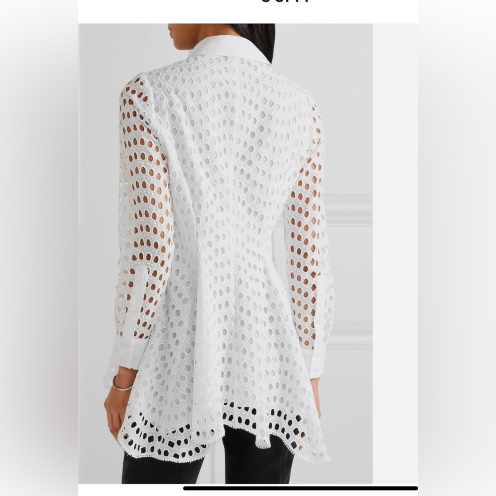 Lela Rose daisy embroidered blouse - Picture 2 of 16